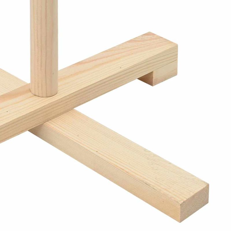 Casa si Gradina - Decoratiuni - Decoratiuni de sezon - Brad de Craciun din lemn natural 150 cm Lemn masiv de pin - Infinity.ro