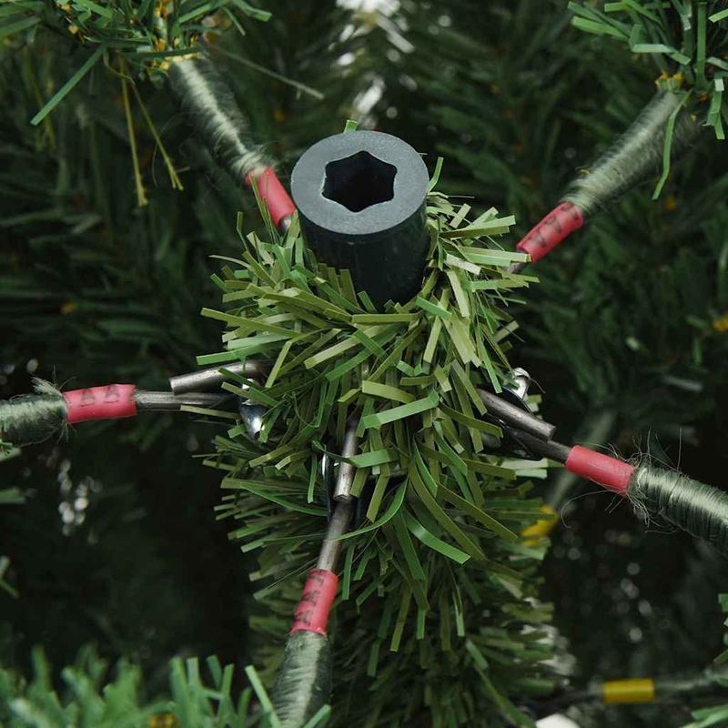 Casa si Gradina - Decoratiuni - Decoratiuni de sezon - Brad de Craciun artificial cu ramuri articulare Verde 180 cm - Infinity.ro