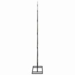 Casa si Gradina - Decoratiuni - Decoratiuni de sezon - Pom de Craciun din metal cu suport Negru 90 cm Otel - Infinity.ro