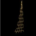 Casa si Gradina - Decoratiuni - Decoratiuni de sezon - Brad de Craciun LED cu 276 LED Alb cald 511 cm Metal - Infinity.ro