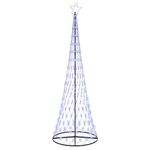 Casa si Gradina - Decoratiuni - Decoratiuni de sezon - Brad de Craciun LED albastru 100.5 x 100.5 x 302.5 cm Metal - Infinity.ro