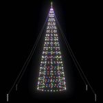 Casa si Gradina - Decoratiuni - Decoratiuni de sezon - Brad de Craciun LED cu 800 LED Multicolour 400 cm Fier - Infinity.ro