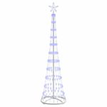 Casa si Gradina - Decoratiuni - Decoratiuni de sezon - Brad de Craciun LED cu 230 LED albastru 51 x 51 x 190 cm Metal - Infinity.ro