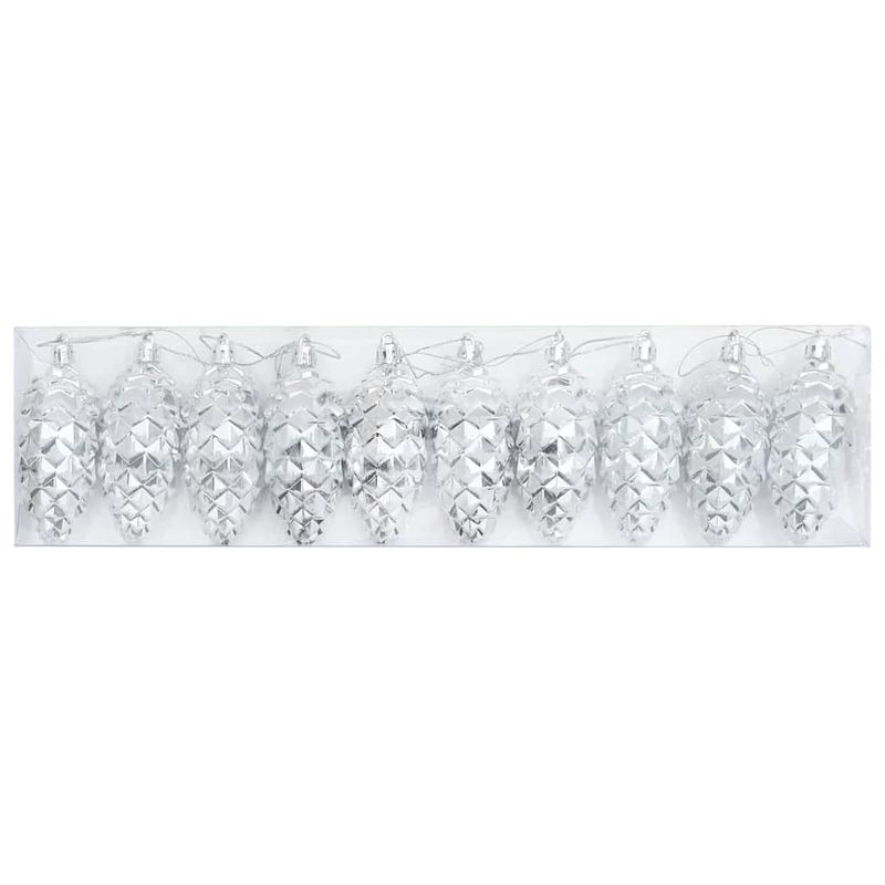 Casa si Gradina - Decoratiuni - Decoratiuni de sezon - Decoratiuni pentru Pomul de Craciun 40 pcs Argintiu - Infinity.ro