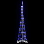 Casa si Gradina - Decoratiuni - Decoratiuni de sezon - Brad de Craciun LED cu 230 LED albastru 51 x 51 x 190 cm Metal - Infinity.ro