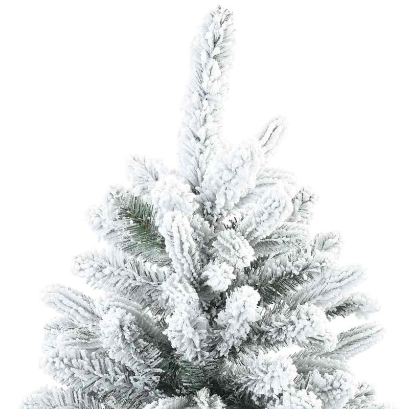 Casa si Gradina - Decoratiuni - Decoratiuni de sezon - Brad de Craciun Modern Artificial cu Ramuri Pliabile Acoperit cu Zapada - Infinity.ro