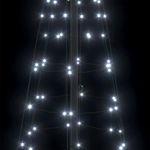 Casa si Gradina - Decoratiuni - Decoratiuni de sezon - Brad de Craciun LED cu 390 LED Alb rece 250 cm Fier - Infinity.ro
