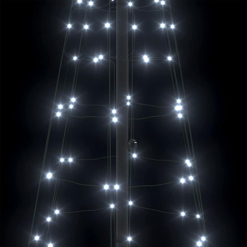 Casa si Gradina - Decoratiuni - Decoratiuni de sezon - Brad de Craciun LED cu 390 LED Alb rece 250 cm Fier - Infinity.ro