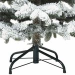 Casa si Gradina - Decoratiuni - Decoratiuni de sezon - Brad de Craciun Modern Artificial cu Ramuri Pliabile Acoperit cu Zapada - Infinity.ro