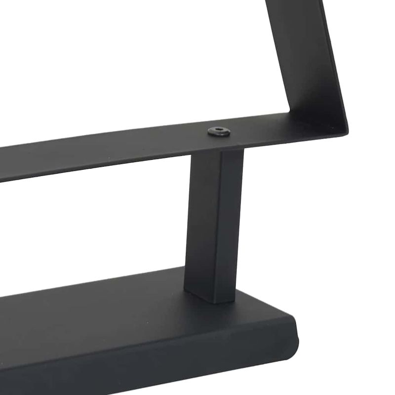 Casa si Gradina - Decoratiuni - Decoratiuni de sezon - Pom de Craciun din metal cu suport Negru 90 cm Otel - Infinity.ro