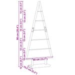 Casa si Gradina - Decoratiuni - Decoratiuni de sezon - Pom de Craciun din metal cu suport Negru 90 cm Otel - Infinity.ro