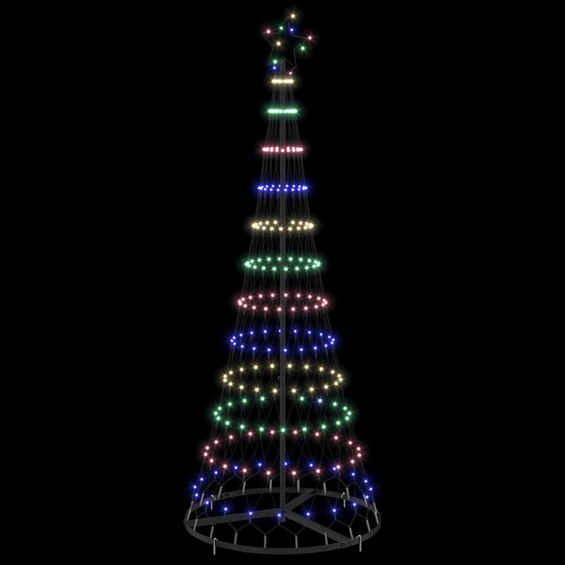 Casa si Gradina - Decoratiuni - Decoratiuni de sezon - Brad de Craciun LED Multicolour 71 x 71 x 184.5 cm Metal - Infinity.ro