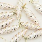 Casa si Gradina - Decoratiuni - Decoratiuni de sezon - Decoratiuni pentru Pomul de Craciun 40 pcs Sampanie - Infinity.ro