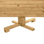 Casa si Gradina - Decoratiuni - Decoratiuni de sezon - Brad de Craciun din lemn Maro 120 cm Lemn masiv de pin - Infinity.ro