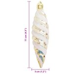 Casa si Gradina - Decoratiuni - Decoratiuni de sezon - Decoratiuni pentru Pomul de Craciun 40 pcs Sampanie - Infinity.ro