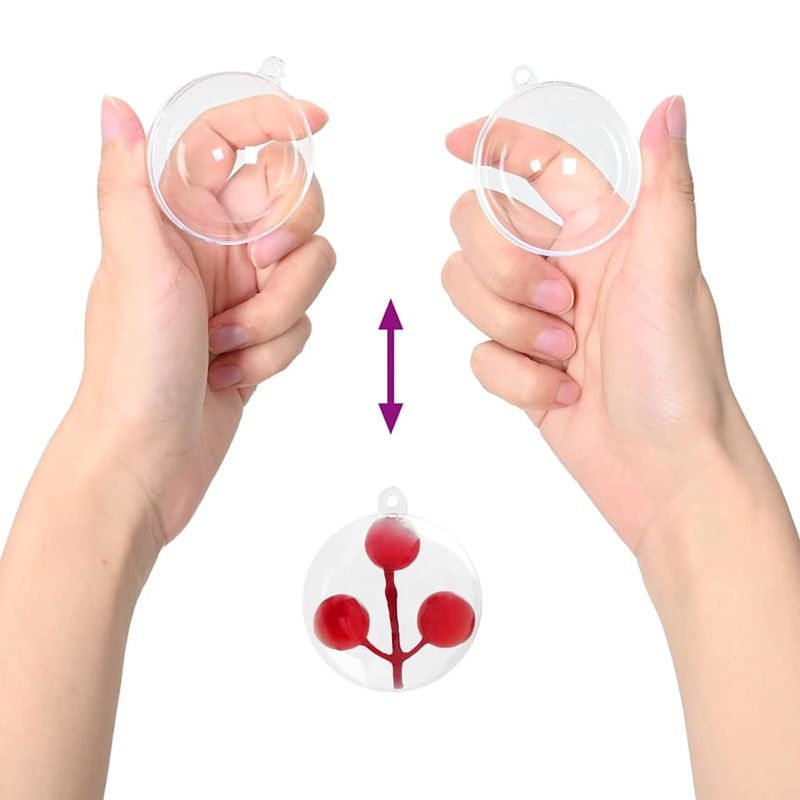 Casa si Gradina - Decoratiuni - Decoratiuni de sezon - Set de Globuri de Craciun 25 pcs Ø 8 cm - Infinity.ro