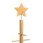 Casa si Gradina - Decoratiuni - Decoratiuni de sezon - Brad de Craciun din lemn cu suport Maro 75 cm Bambus - Infinity.ro