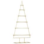 Casa si Gradina - Decoratiuni - Decoratiuni de sezon - Pom de Craciun din metal Auriu 150 cm Otel vopsit in pulbere - Infinity.ro