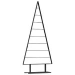 Casa si Gradina - Decoratiuni - Decoratiuni de sezon - Pom de Craciun din metal cu suport Negru 180 cm Otel - Infinity.ro