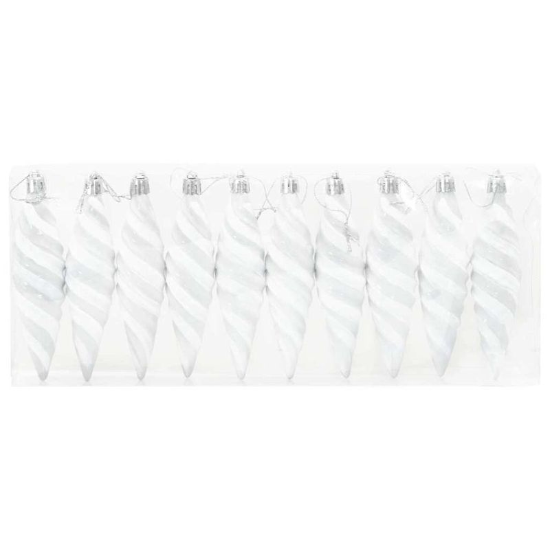 Casa si Gradina - Decoratiuni - Decoratiuni de sezon - Decoratiuni pentru Pomul de Craciun 40 pcs Alb - Infinity.ro