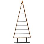Casa si Gradina - Decoratiuni - Decoratiuni de sezon - Pom de Craciun din metal cu suport Negru 180 cm Otel - Infinity.ro