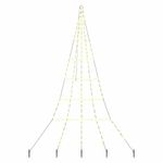 Casa si Gradina - Decoratiuni - Decoratiuni de sezon - Brad de Craciun LED cu 168 LED Alb cald 306 cm Metal - Infinity.ro