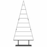 Casa si Gradina - Decoratiuni - Decoratiuni de sezon - Pom de Craciun din metal cu suport Negru 180 cm Otel - Infinity.ro