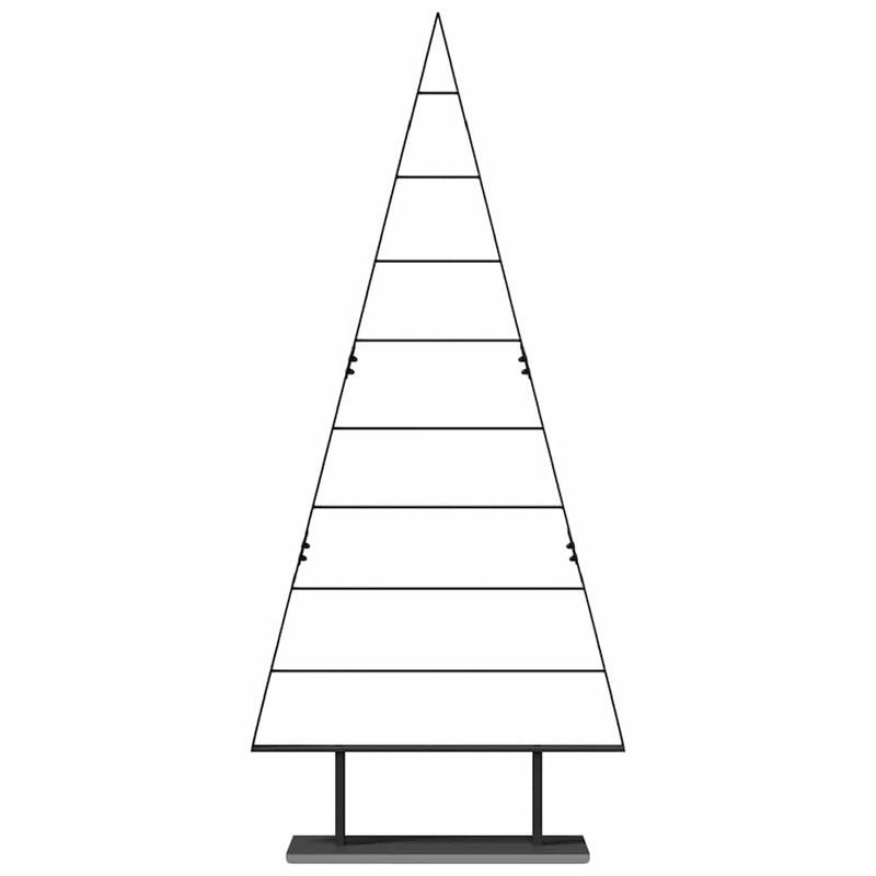 Casa si Gradina - Decoratiuni - Decoratiuni de sezon - Pom de Craciun din metal cu suport Negru 180 cm Otel - Infinity.ro