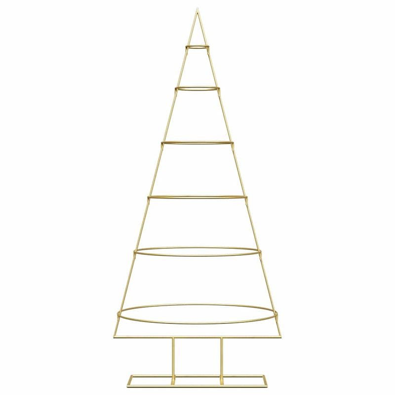 Casa si Gradina - Decoratiuni - Decoratiuni de sezon - Pom de Craciun din metal Auriu 150 cm Otel vopsit in pulbere - Infinity.ro