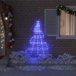 Casa si Gradina - Decoratiuni - Decoratiuni de sezon - Brad de Craciun LED cu 112 LED albastru 182 cm Metal - Infinity.ro