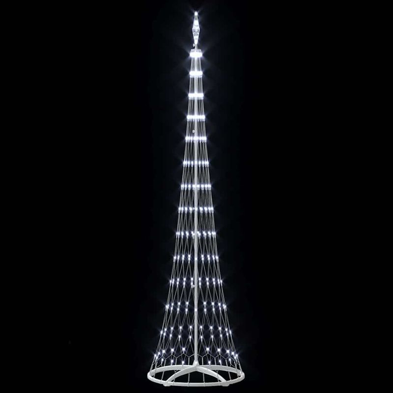 Casa si Gradina - Decoratiuni - Decoratiuni de sezon - Brad de Craciun LED cu 290 LED Alb rece 70 x 70 x 250 cm Metal - Infinity.ro