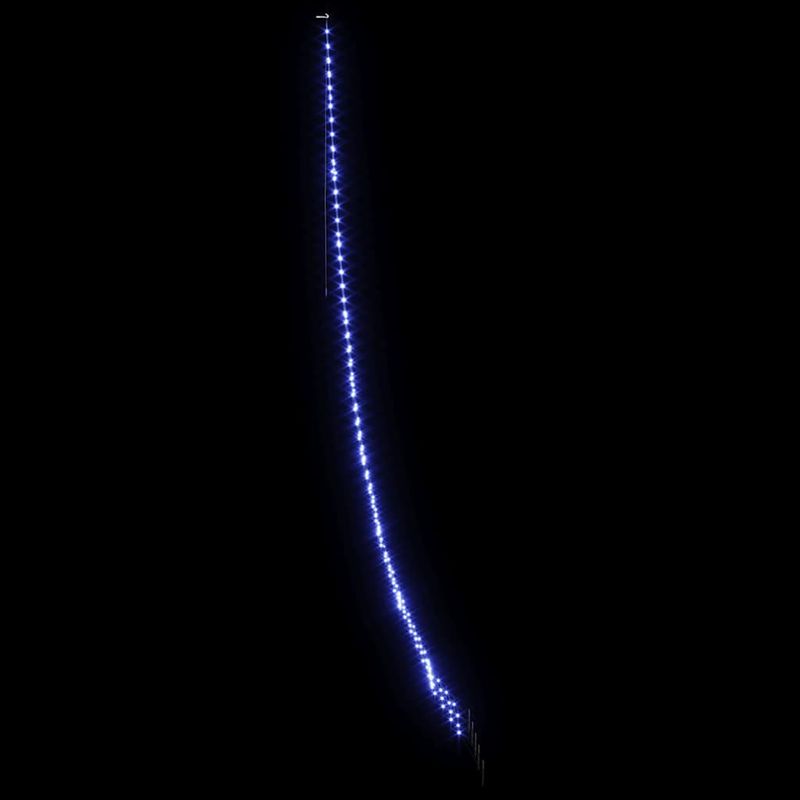 Casa si Gradina - Decoratiuni - Decoratiuni de sezon - Brad de Craciun LED cu 276 LED albastru 511 cm Metal - Infinity.ro