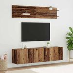 Casa si Gradina - Mobilier - Comode si corpuri - Comode - Unitati TV Pe perete 6 pcs Lemn vechi Lemn compozit - Infinity.ro