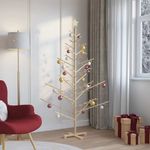 Casa si Gradina - Decoratiuni - Decoratiuni de sezon - Brad de Craciun din lemn natural 180 cm Lemn masiv de pin - Infinity.ro