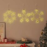 Casa si Gradina - Decoratiuni - Decoratiuni de sezon - Fulger de Craciun cu 252 LED Alb cald 45 x 38 cm PVC - Infinity.ro