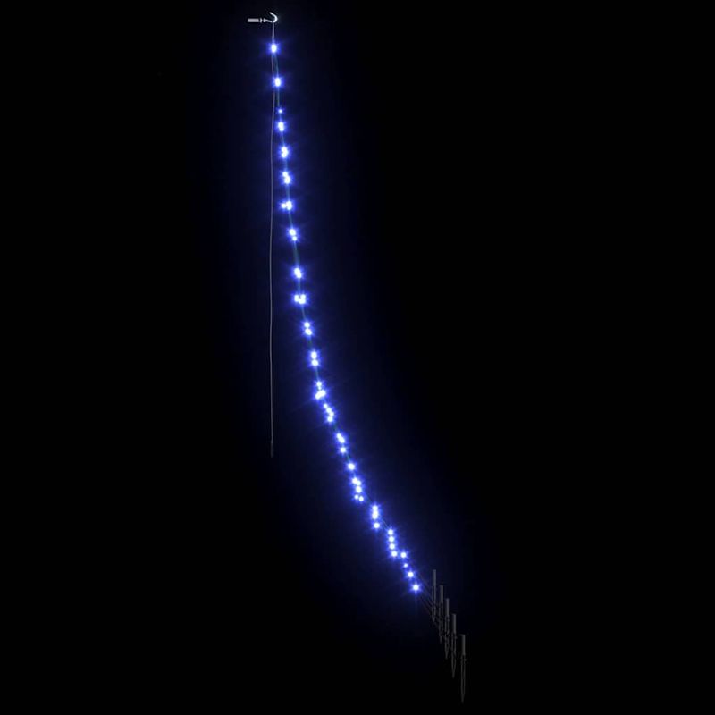 Casa si Gradina - Decoratiuni - Decoratiuni de sezon - Brad de Craciun LED cu 112 LED albastru 182 cm Metal - Infinity.ro