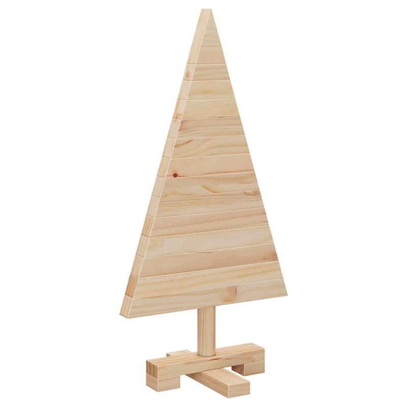Casa si Gradina - Decoratiuni - Decoratiuni de sezon - Brazi de Craciun cu suport natural 60 cm Lemn masiv de pin - Infinity.ro