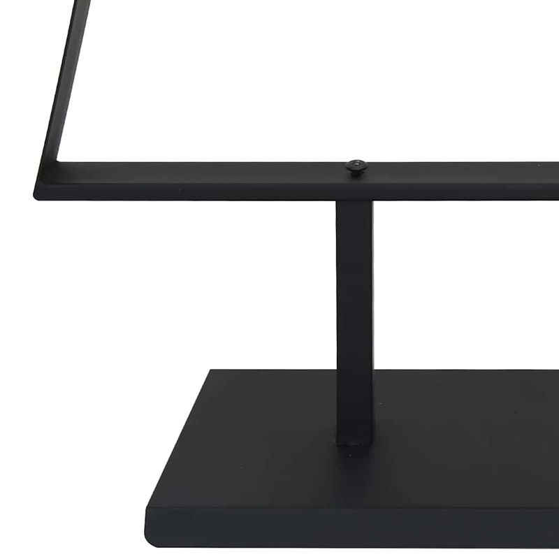 Casa si Gradina - Decoratiuni - Decoratiuni de sezon - Pom de Craciun din metal cu suport Negru 180 cm Otel - Infinity.ro
