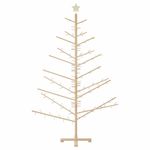 Casa si Gradina - Decoratiuni - Decoratiuni de sezon - Brad de Craciun din lemn natural 180 cm Lemn masiv de pin - Infinity.ro