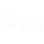 Casa si Gradina - Decoratiuni - Decoratiuni de sezon - Fulger de Craciun cu 252 LED Alb cald 45 x 38 cm PVC - Infinity.ro