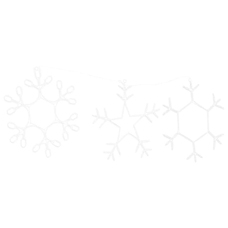 Casa si Gradina - Decoratiuni - Decoratiuni de sezon - Fulger de Craciun cu 252 LED Alb cald 45 x 38 cm PVC - Infinity.ro