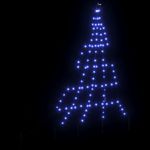 Casa si Gradina - Decoratiuni - Decoratiuni de sezon - Brad de Craciun LED cu 112 LED albastru 182 cm Metal - Infinity.ro