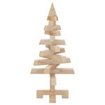 Casa si Gradina - Decoratiuni - Decoratiuni de sezon - Brazi de Craciun cu suport natural 60 cm Lemn masiv de pin - Infinity.ro
