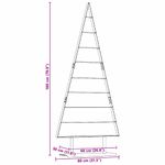 Casa si Gradina - Decoratiuni - Decoratiuni de sezon - Pom de Craciun din metal cu suport Negru 180 cm Otel - Infinity.ro