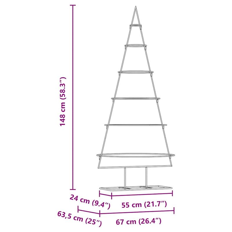 Casa si Gradina - Decoratiuni - Decoratiuni de sezon - Pom de Craciun din metal Auriu 150 cm Otel vopsit in pulbere - Infinity.ro