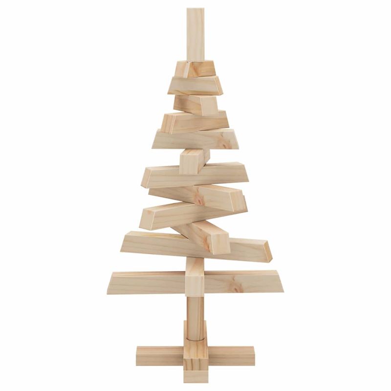 Casa si Gradina - Decoratiuni - Decoratiuni de sezon - Brazi de Craciun cu suport natural 60 cm Lemn masiv de pin - Infinity.ro