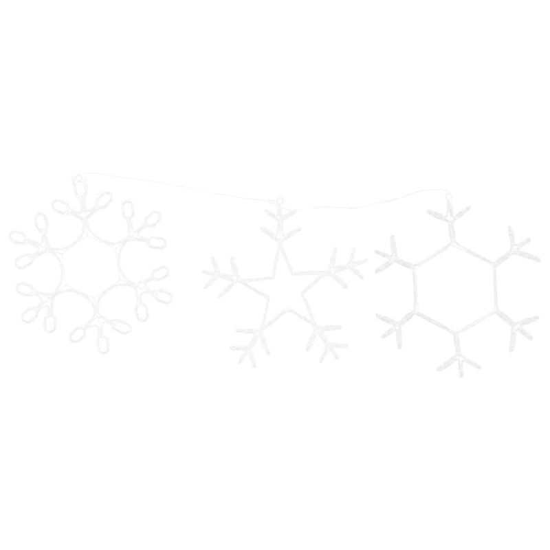 Casa si Gradina - Decoratiuni - Decoratiuni de sezon - Fulger de Craciun cu 252 LED Alb cald 45 x 38 cm PVC - Infinity.ro