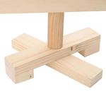 Casa si Gradina - Decoratiuni - Decoratiuni de sezon - Brazi de Craciun cu suport natural 60 cm Lemn masiv de pin - Infinity.ro