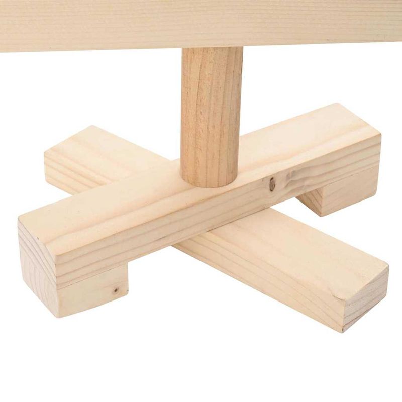 Casa si Gradina - Decoratiuni - Decoratiuni de sezon - Brazi de Craciun cu suport natural 60 cm Lemn masiv de pin - Infinity.ro