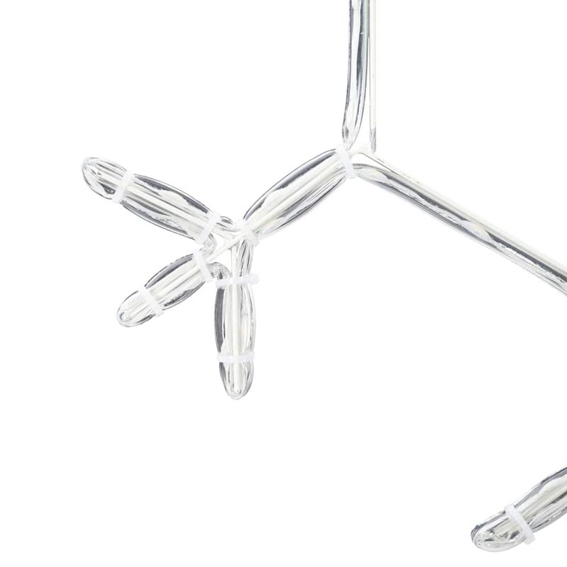 Casa si Gradina - Decoratiuni - Decoratiuni de sezon - Fulger de Craciun cu 252 LED Alb cald 45 x 38 cm PVC - Infinity.ro